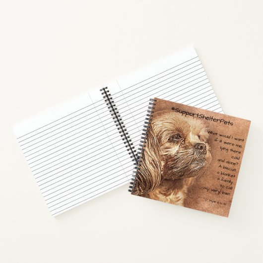 Adopteer een huisdier - Shih Tzu Notitieboek (Binnen)