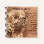 Adopteer een huisdier - Shih Tzu Notitieboek (Voorkant)