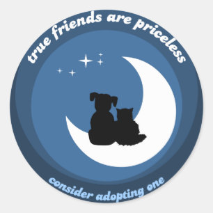 Adopteer een huisdier stickers