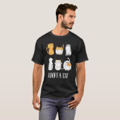 Adopteer een kat Happy Foster Adopteer kitten Adop T-shirt (Voorkant volledig)