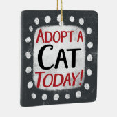 Adopteer een kat vandaag Ornament (Rechts)