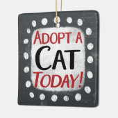 Adopteer een kat vandaag Ornament (Links)
