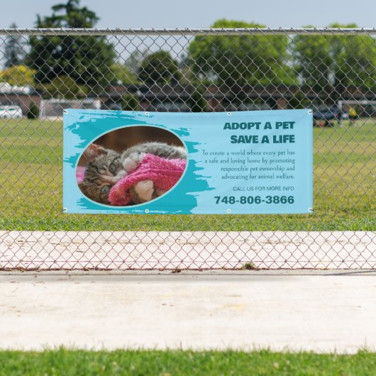 Adopteer een PET Custom Photo Banner (Insitu)