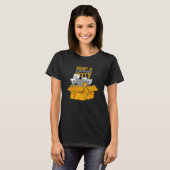 Adopteer een Schrödingers Kitty grappige kat 1 T-shirt (Voorkant volledig)