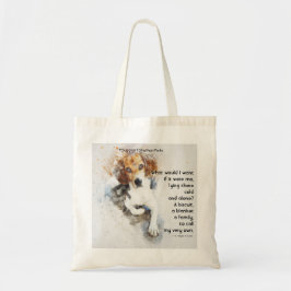 Adopteer een Shelter Pet - Beagle Tote Bag