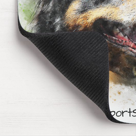 Adopteer een Shelter Pet - Berner Sennenhond Muismat (Hoek)