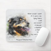 Adopteer een Shelter Pet - Berner Sennenhond Muismat (Met muis)