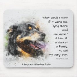 Adopteer een Shelter Pet - Berner Sennenhond Muismat