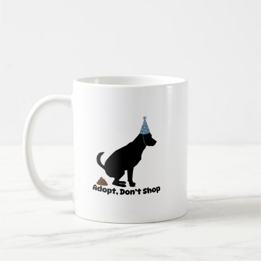 Adopteer een Shelter Pet Day | Mok voor reddingsst (Links)
