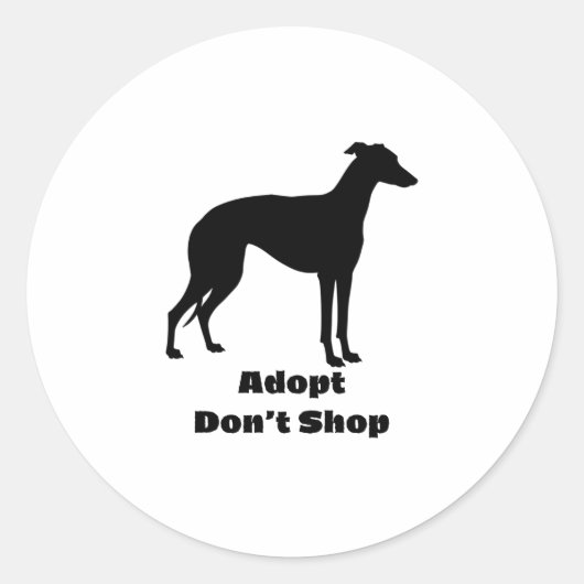 Adopteer een Shelter Pet Day | Sticker voor reddin (Voorkant)