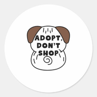 Adopteer een Shelter Pet Day | Sticker voor reddin