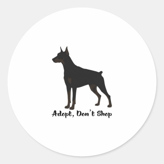 Adopteer een Shelter Pet Day | Sticker voor reddin (Voorkant)