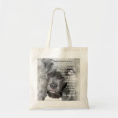 Adopteer een Shelter Pet - Pitbull Tote Bag (Voorkant)
