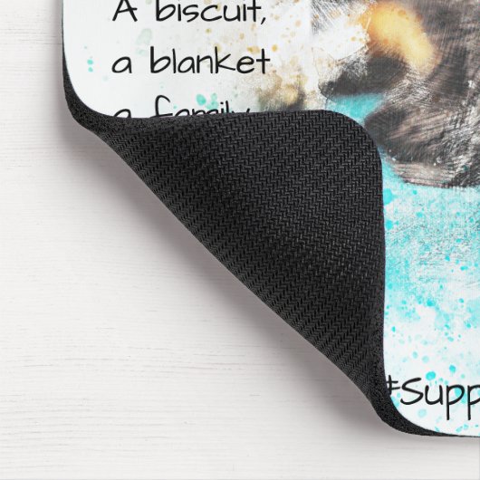 Adopteer een Shelter Pet - Teckel Muismat (Hoek)