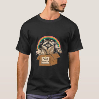 Adopteer een straat Ca Opossum Wasbeer Stinkdier T-shirt