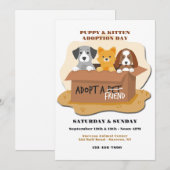 Adopteer een uitnodiging voor een vriend (Voorkant / Achterkant)