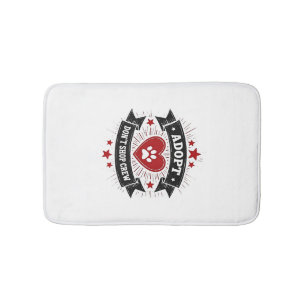 Adopteer Geen Dierenwinkel Crew Vintage Dierenredd Badmat