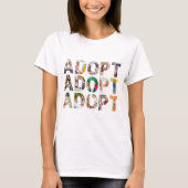 Adopteer Kinderen Baby's T-shirt (Voorkant)