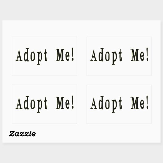 Adopteer me Sticker (Vel)