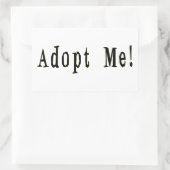 Adopteer me Sticker (Tas)