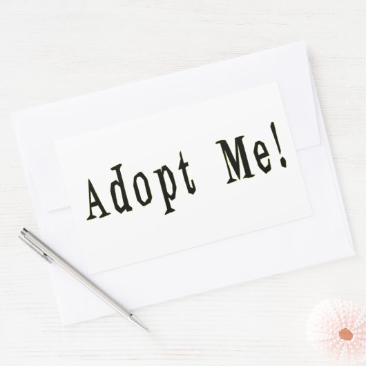 Adopteer me Sticker (Envelop)