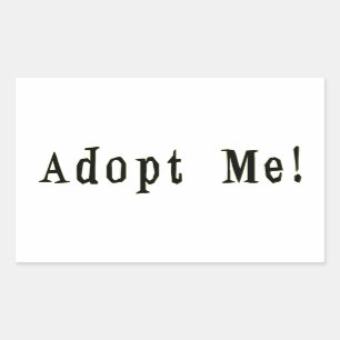 Adopteer me Sticker