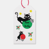 Adopteer: Met een bal deze Kerstmis! Cadeaulabel (Achterkant)