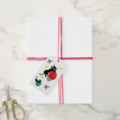 Adopteer: Met een bal deze Kerstmis! Cadeaulabel (Met Touw)
