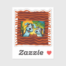 "Adopteer mij". Op maat gesneden Vinyl Sticker