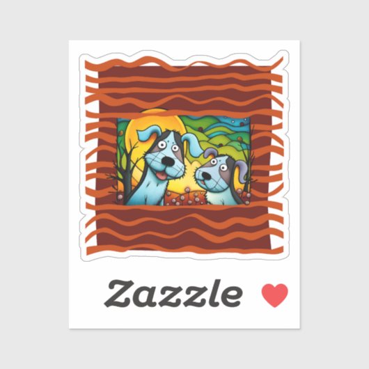 "Adopteer mij". Op maat gesneden Vinyl Sticker (Vel)