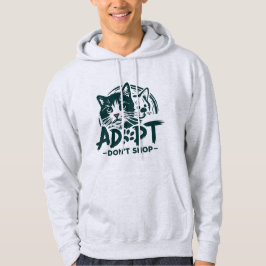 Adopteer niet winkelen 1 hoodie