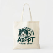 Adopteer niet winkelen 1 tote bag (Voorkant)