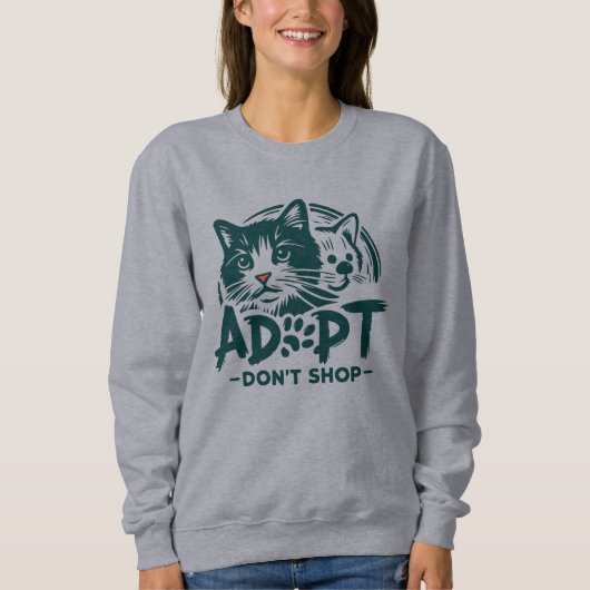 Adopteer niet winkelen 1 trui (Voorkant)