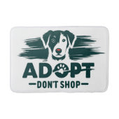 Adopteer niet winkelen 2 badmat (Voorkant)