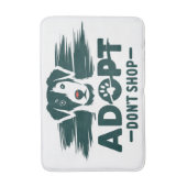 Adopteer niet winkelen 2 badmat (Voorkant Verticaal)