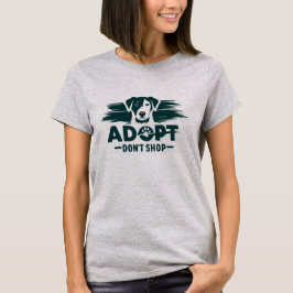 Adopteer niet winkelen 2 t-shirt