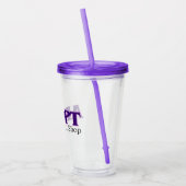 Adopteer Niet winkelen Acryl Tumbler Acryl Drinkbeker (Links)