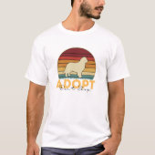 Adopteer Niet Winkelen Newfy Dog T-shirt - Steun R (Voorkant)
