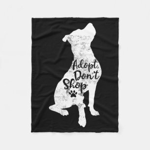 Adopteer Niet Winkelen Reddings Tstier Hondenras T Fleece Deken