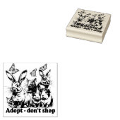 Adopteer niet winkelen - Stempel (Gestempeld)