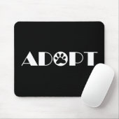Adopteer poot hond muismat (Met muis)