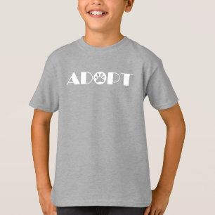 Adopteer poot hond t-shirt