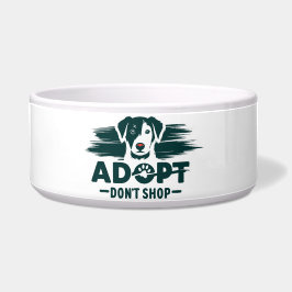 Adopteer, shop niet 2 voerbakje