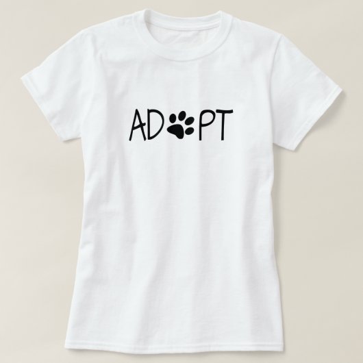 Adopteer T-shirt (Design voorkant)
