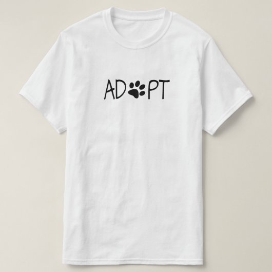 Adopteer T-shirt (Design voorkant)