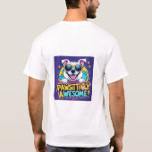 "Adopteer, winkel niet" - Geef reddingshonden een  T-shirt (Achterkant)