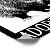  adopteren een posum van een kat Japans opossum Poster (Hoek)