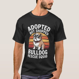 Adopteren Niet Kopen Bulldog Reddingsploeg T-shirt