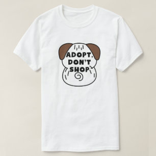 Adopteren, niet shoppen   Rescue Pet Advocacy T-shirt