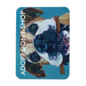 ADOPTEREN NIET WINKELEN Car Magnet Magneet (Verticaal)